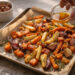 Maple-Glazed Roasted Root Vegetables with Warm Citrus Vinaigrette