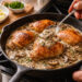 Pan-Seared Chicken with Creamy Mushroom Ragu
