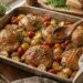 Roasted Cherry Tomato Chicken with Parmesan Herb Potatoes