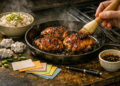 Crispy Honey-Soy Glazed Chicken with Sesame Rice