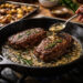 Garlic-Rosemary Butter Steak with Roasted Shallot Potatoes