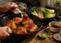 Skillet Miso-Glazed Chicken with Sesame Bok Choy