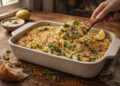 Lemon-Basil White Bean and Zucchini Pasta Bake