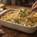 Lemon-Basil White Bean and Zucchini Pasta Bake