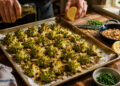 Smoky Paprika Roasted Romanesco with Toasted Almonds