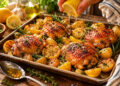 Rustic Garlic-Herb Chicken with Crispy Lemon Potatoes