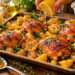 Rustic Garlic-Herb Chicken with Crispy Lemon Potatoes