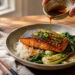 Maple-Miso Glazed Salmon with Sesame Bok Choy