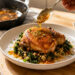 Spiced Orange-Glazed Chicken with Quinoa and Kale