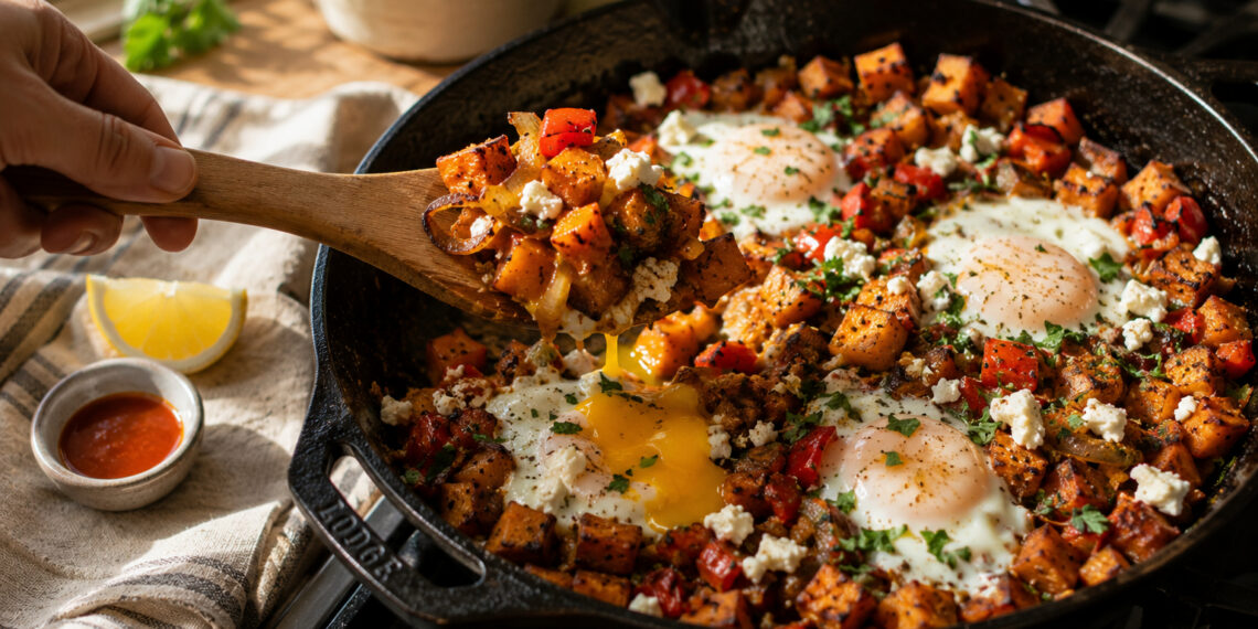 Savory Sweet Potato and Herb Breakfast Hash