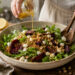 Autumn Warm Farro Salad with Roasted Beets and Hazelnuts
