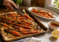 Oven-Browned Harissa Honey Carrots with Toasted Sesame