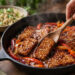 Citrus Marinated Tempeh with Charred Pepper Quinoa