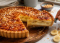 Burnt Sugar Banana Cream Tart with Coconut Crumble