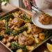 Sheet-Pan Lemon Garlic Chicken with Roasted Broccolini