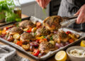 Sheet-Pan Za’atar Chicken with Roasted Vegetable Medley