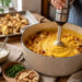 Saffron Cauliflower and Chickpea Soup with Lemon Yogurt