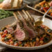 Herb-Crusted Rack of Lamb with Rosemary Chickpea Stew