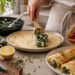 Spinach Feta Breakfast Crepes with Sun-Dried Tomato Oil