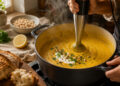 Lemony Turmeric Cauliflower and White Bean Soup