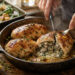 Creamy Mushroom and Spinach Stuffed Chicken Breasts
