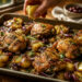 Mediterranean Lemon-Olive Chicken with Crispy Smashed Potatoes