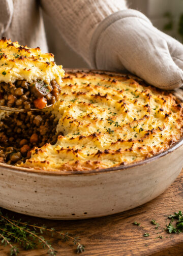 Smoky Lentil and Roasted Vegetable Shepherd’s Pie