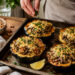 Vegan Mushroom, Walnut, and Herb Stuffed Acorn Squash