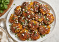 Crispy Smashed Potatoes with Harissa Vinaigrette