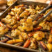 Sheet Pan Lemon-Rosemary Roasted Cauliflower and Carrots