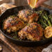 Balsamic Roasted Chicken Thighs with Charred Broccolini