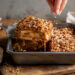 Salted Caramel Apple Pudding Cake with Oat Streusel