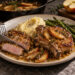 Skillet Garlic Butter Pork Chops with Apple Pan Sauce