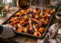 Brown Butter Balsamic Roasted Root Vegetables