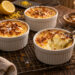 Baked Ricotta Lemon Pots with Honey Crunch