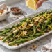 Charred Lemon Green Beans with Toasted Almonds