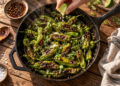 Honey-Soy Glazed Shishito Peppers with Toasted Sesame