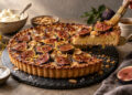 Roasted Fig Almond Tart with Brown Butter Crumb