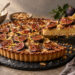 Roasted Fig Almond Tart with Brown Butter Crumb