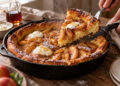 Skillet Cinnamon Apple Dutch Baby with Greek Yogurt