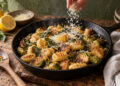Brown Butter Sage Gnocchi with Crispy Brussels Sprouts