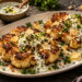 Garlic Parmesan Roasted Cauliflower Steaks with Herb Yogurt