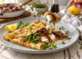 Savory Goat Cheese and Caramelized Onion Crepes