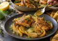 Roasted Chicken with Lemon Butter and Fennel