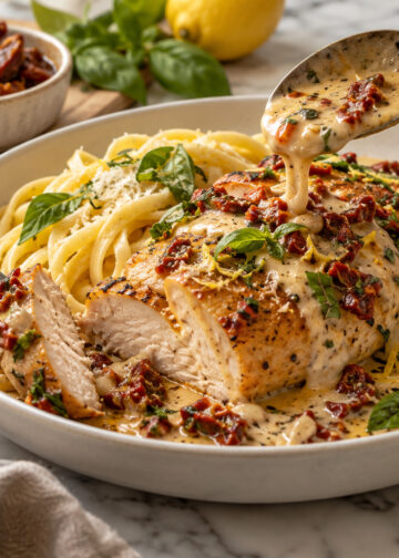 Skillet Chicken with Sun-Dried Tomatoes and Mascarpone